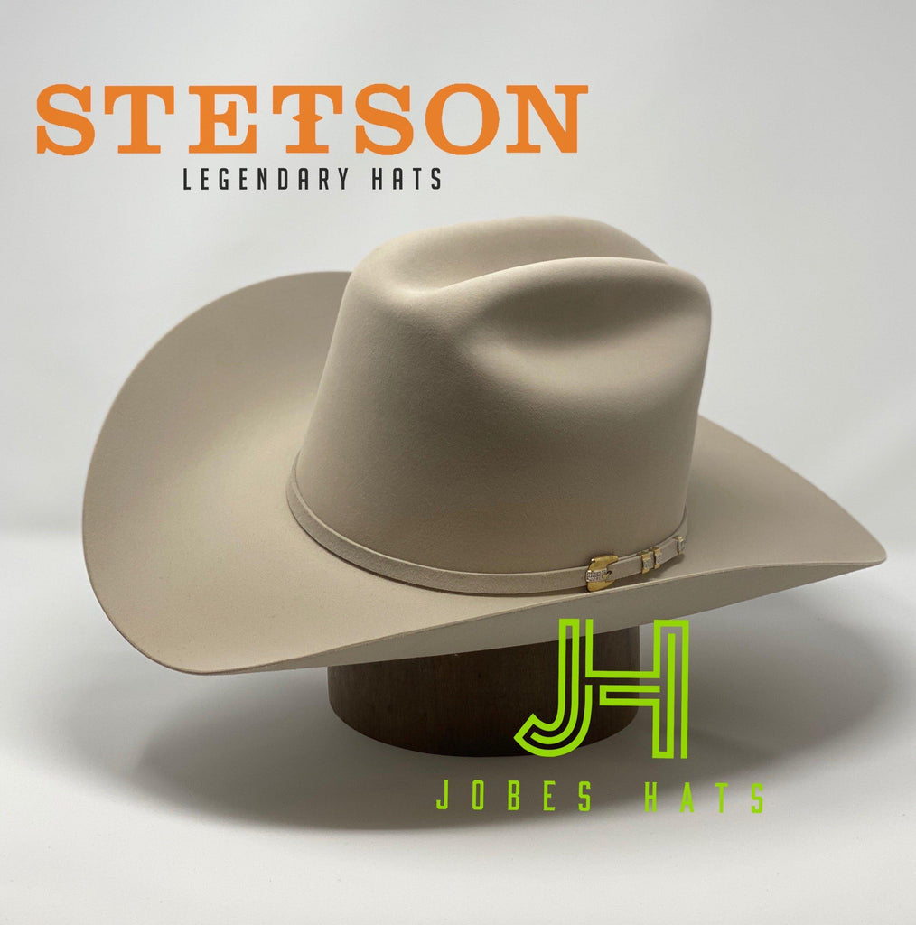 Stetson 1000X El Diamante Silverbelly 5" 3/4 Crown 4" Brim - Jobes Hats