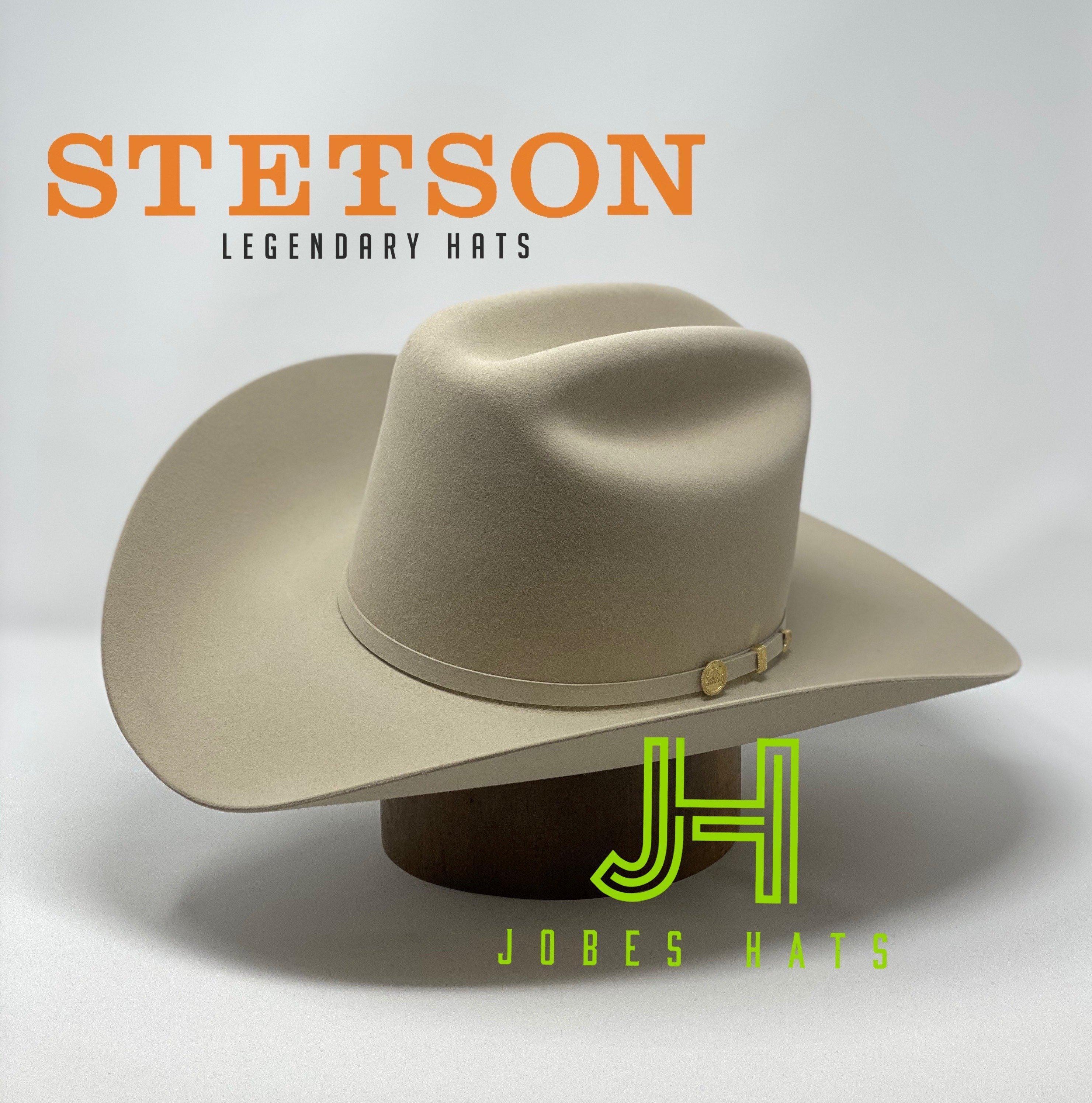 Stetson 100X El Presidente Silverbelly 5" 3/4 Crown 4" brim - Jobes Hats