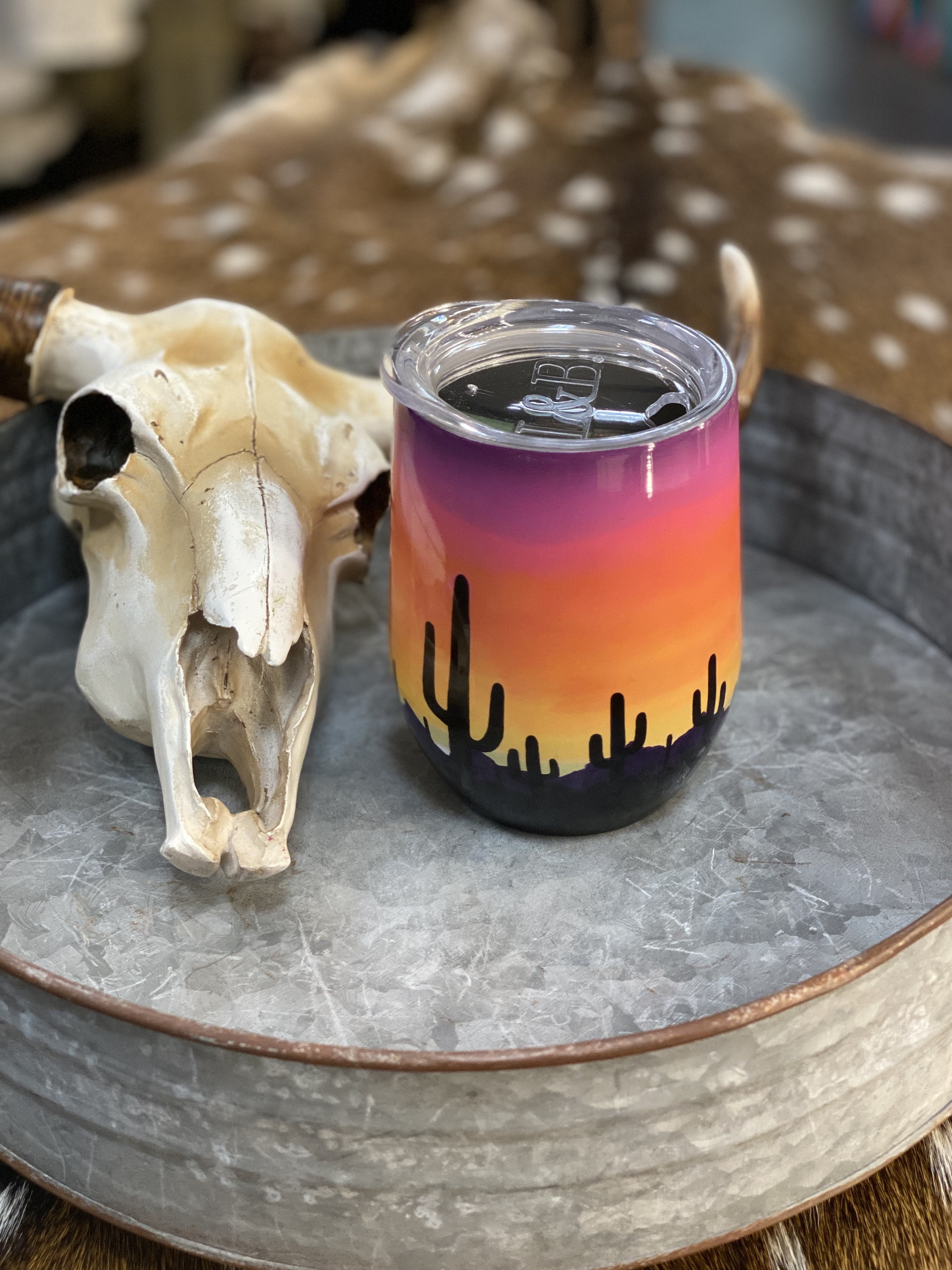 Sunset Cactus small insulated cup - Jobes Hats