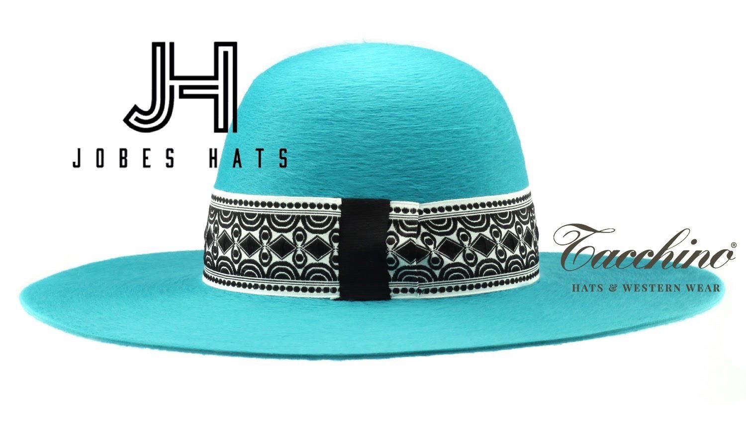 Tacchino “Blue" Grizzly Fashion Hat - Jobes Hats