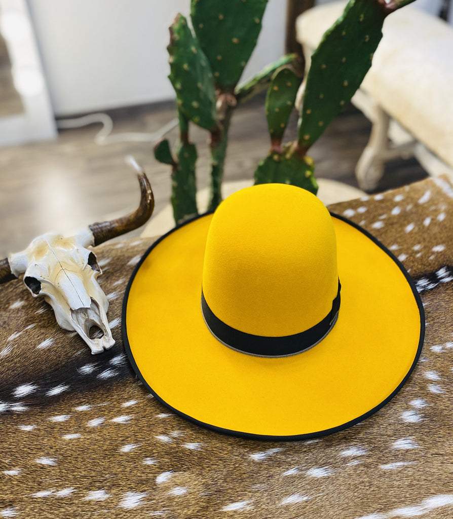 Tacchino “Mustard Seed" Yellow Fashion Hat - Jobes Hats