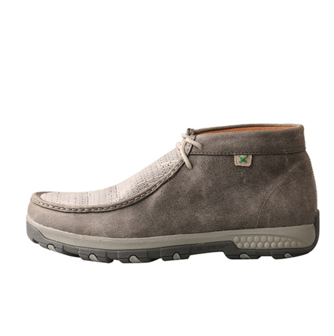 Twisted X men’ shoes #MXC0005 Grey/light grey chukka - Jobes Hats