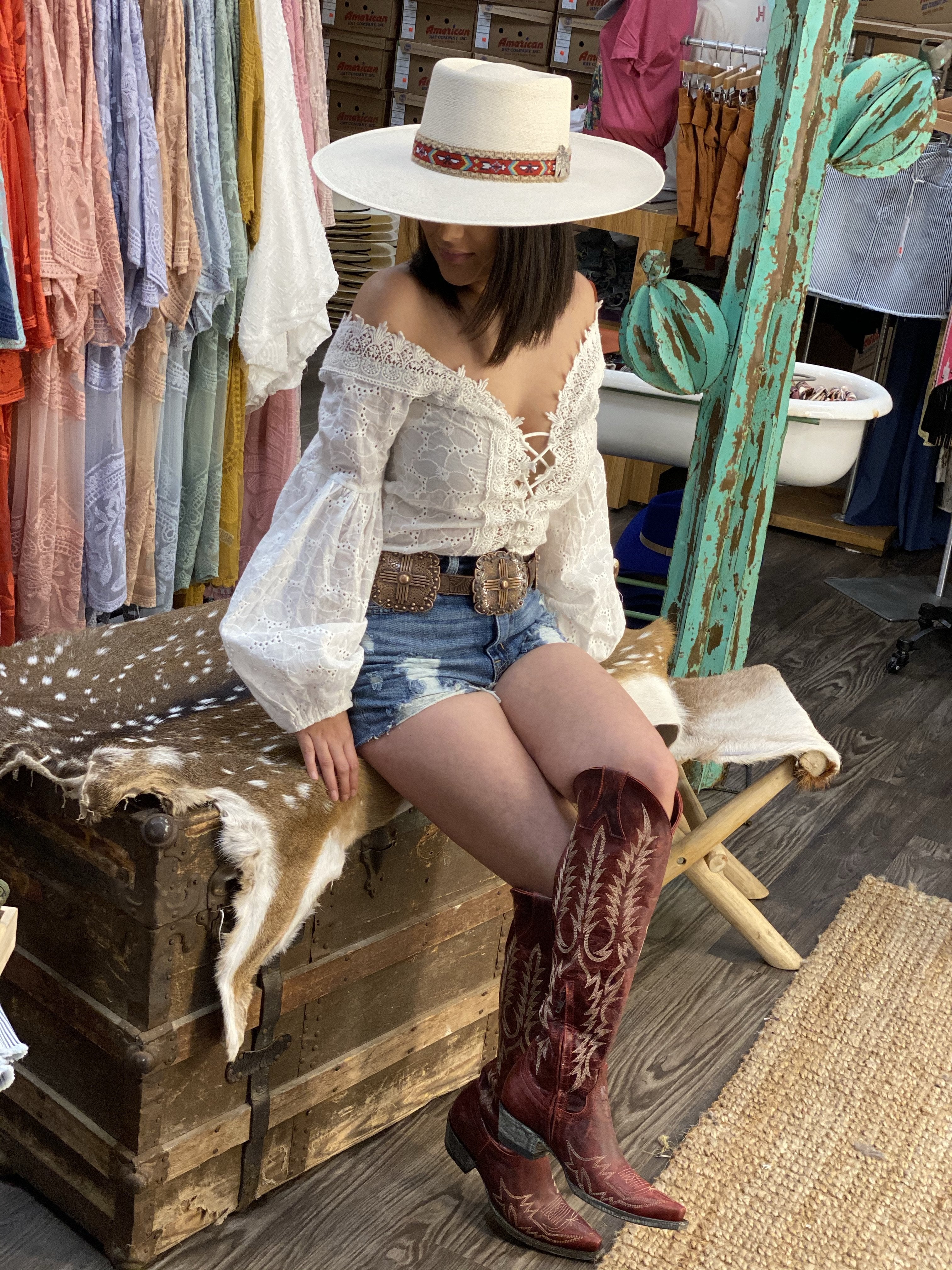 Woman Western Boots MAYRA BIS OLD GRINGO- Knee High - Jobes Hats